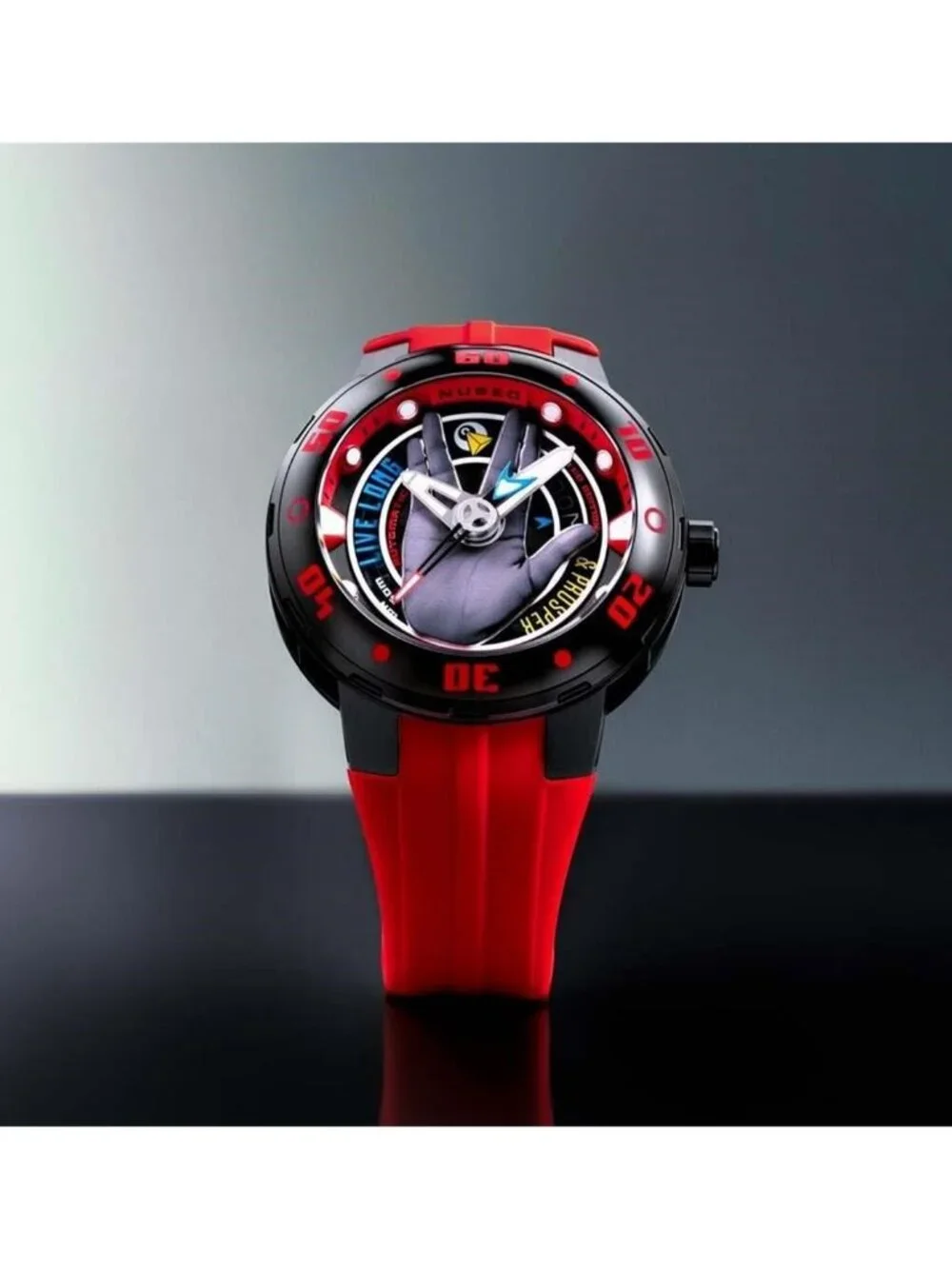 NWT Nubeo Mariner Red Dial Men's Watch